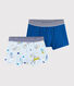 Confezione da 2 boxer animali yoga bambino