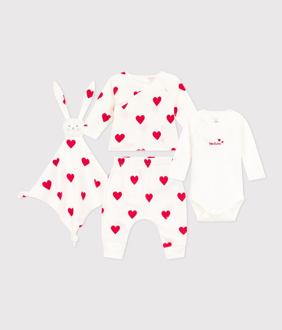 Cofanetto regalo nascita con cuore variante 1