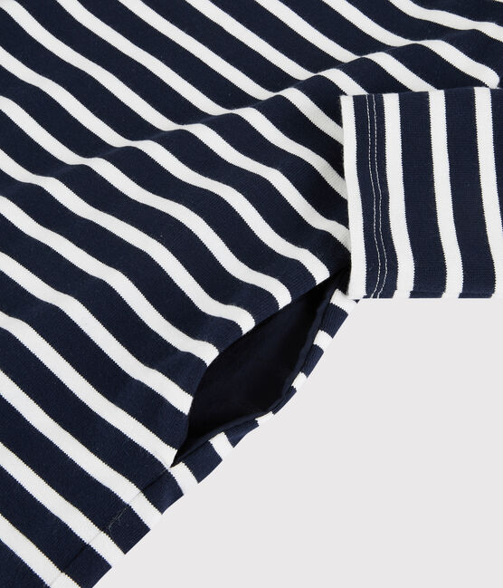 Abito alla marinara Donna blu SMOKING/bianco MARSHMALLOW