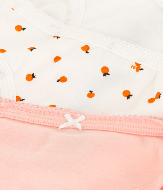Confezione da 3 slip arance in cotone bambina  variante 1