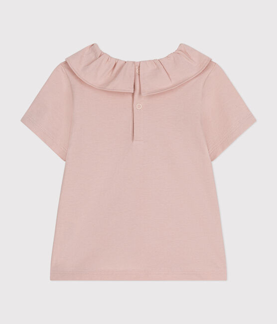 Blusa bebè a maniche corte in jersey rosa SALINE
