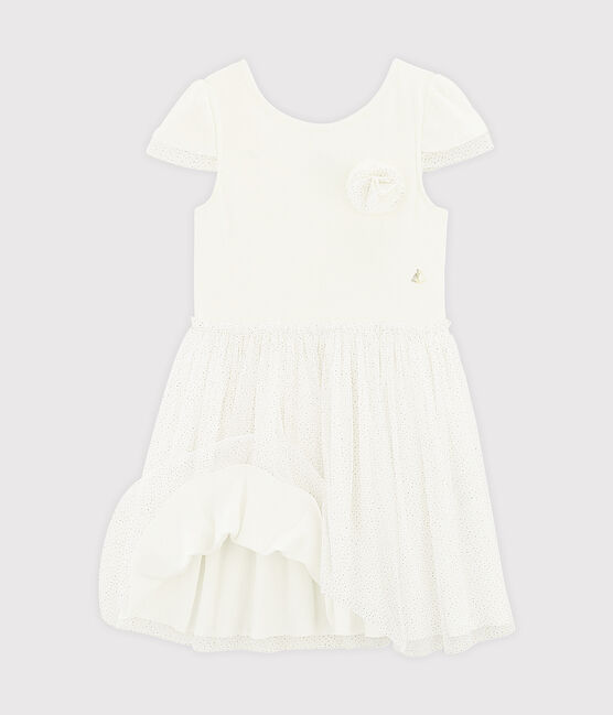 Abito da cerimonia bambina bianco MARSHMALLOW