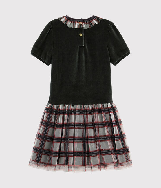Abiti manica corta bambina nero NOIR/bianco MULTICO