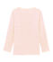 T-shirt a maniche lunghe in lana e cotone da bambino rosa CHARME/bianco MARSHMALLOW