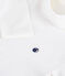 Dolcevita in cotone tinta unita bambino bianco MARSHMALLOW