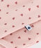 Pigiama in cotone con stampa neonato rosa SALINE/ ROSEWOOD