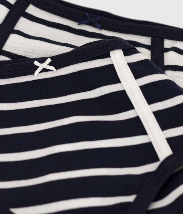 Confezione da 2 slip vita alta in cotone donna Variante 1 PACK