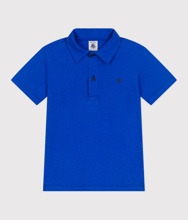 Polo a maniche corte in cotone tinta unita bambino PERSE