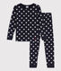 Pigiama bambino unisex in cotone a stelle 