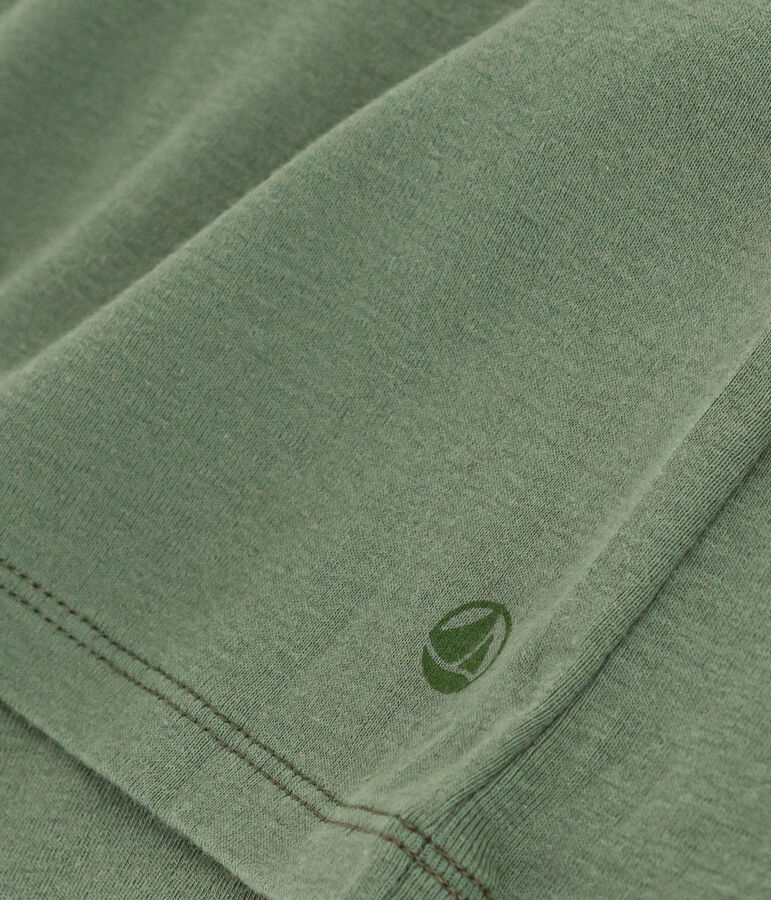 T-shirt L'ICONIQUE girocollo in cotone Donna verde