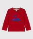 T-shirt bambino a maniche lunghe in cotone