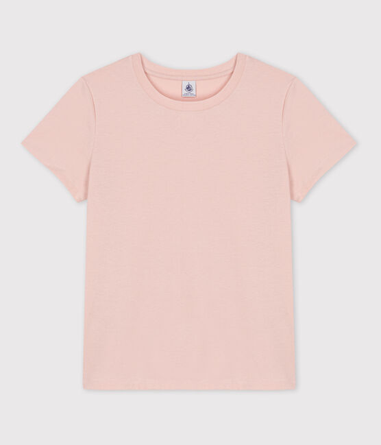 T-shirt LE CLASSIQUE girocollo in cotone Donna rosa SALINE