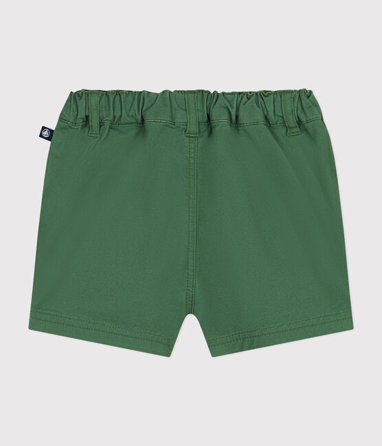 Shorts in serge neonato verde PALMERAIE