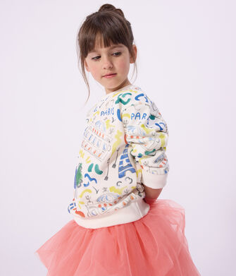 Felpa in cotone stampato bambino