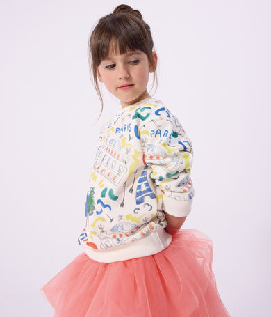 Felpa in cotone stampato bambino