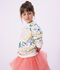 Felpa in cotone stampato bambino bianco/multicolore