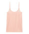 Canottiera con spalline donna bianco MARSHMALLOW/rosa ROSAKO