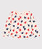 T-shirt a maniche lunghe in cotone con stampa bambina bianco AVALANCHE/ MULTICO