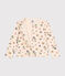 Cardigan in tubique bambina bianco AVALANCHE/ MULTICO