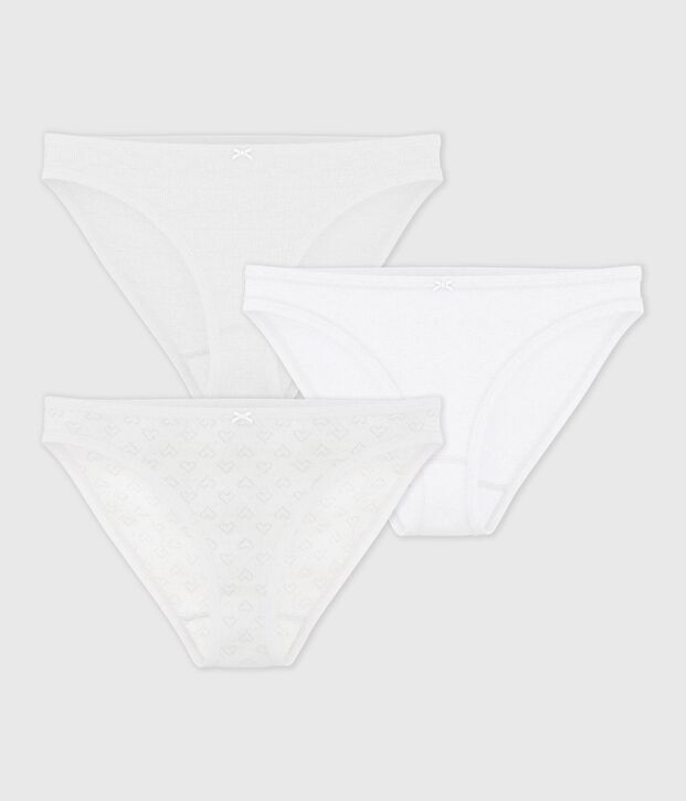 Confezione da 3 slip in cotone donna multicolore