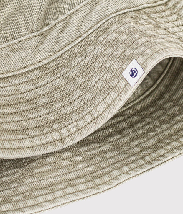 Bob tinta unita denim beb&egrave; verde