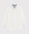 Camicia a manica lunga in popeline bambino bianco MARSHMALLOW/blu SMOKING