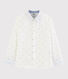 Camicia a manica lunga in popeline bambino