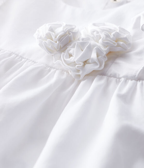 Abito da cerimonia bebè femmina bianco ECUME