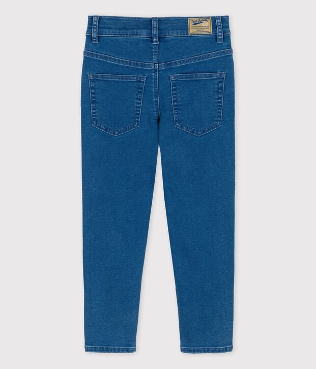 Pantalone bambino in denim taglio regular blu