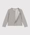 Cardigan in tessuto felpato bambina grigio CHATON CHINE