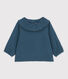 Blusa a maniche lunghe in garza di cotone per neonati