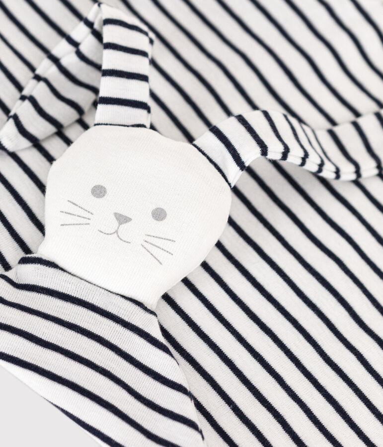 Doudou marini&egrave;re in cotone bianco MARSHMALLOW/blu SMOKING