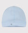 Cuffietta in cotone tinta unita neonato blu TOUDOU