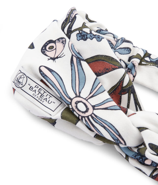 Fascia donna bianco/multicolore