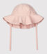 Cappellino in seersucker a righe bebè.