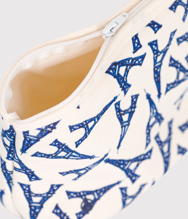 Pochette Parigi ecru/multicolore