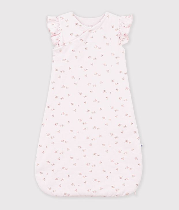 Sacco nanna in ciniglia con stampa a fiori neonato TOG 3 rosa/multicolore
