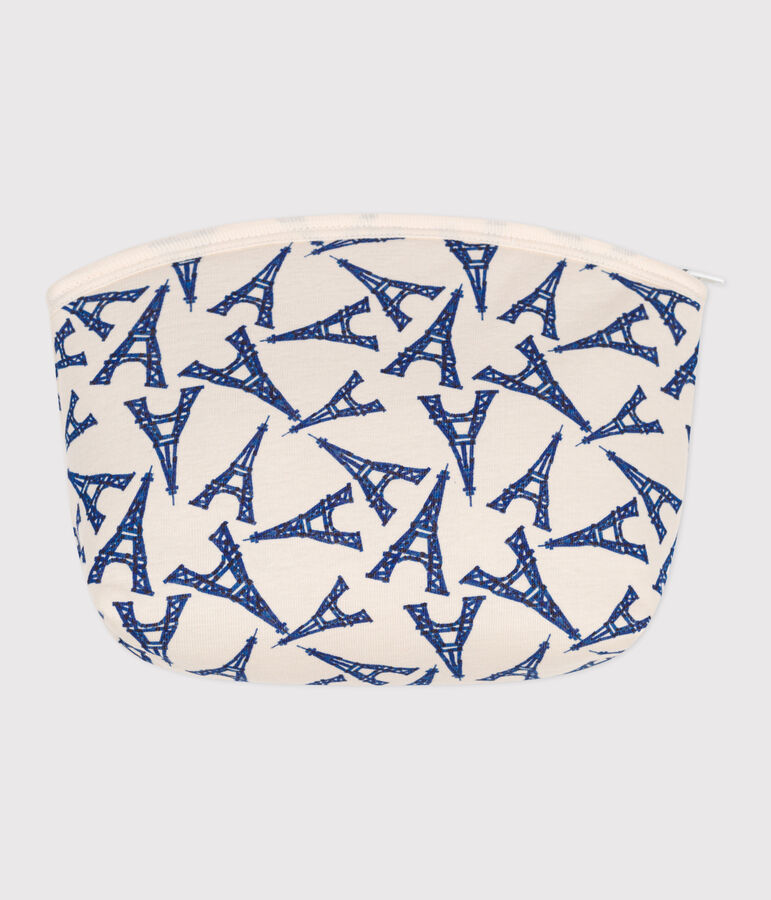 Pochette Parigi ecru/multicolore