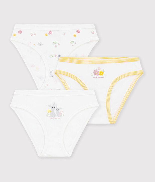 Lot de 3 culottes en coton multicolore