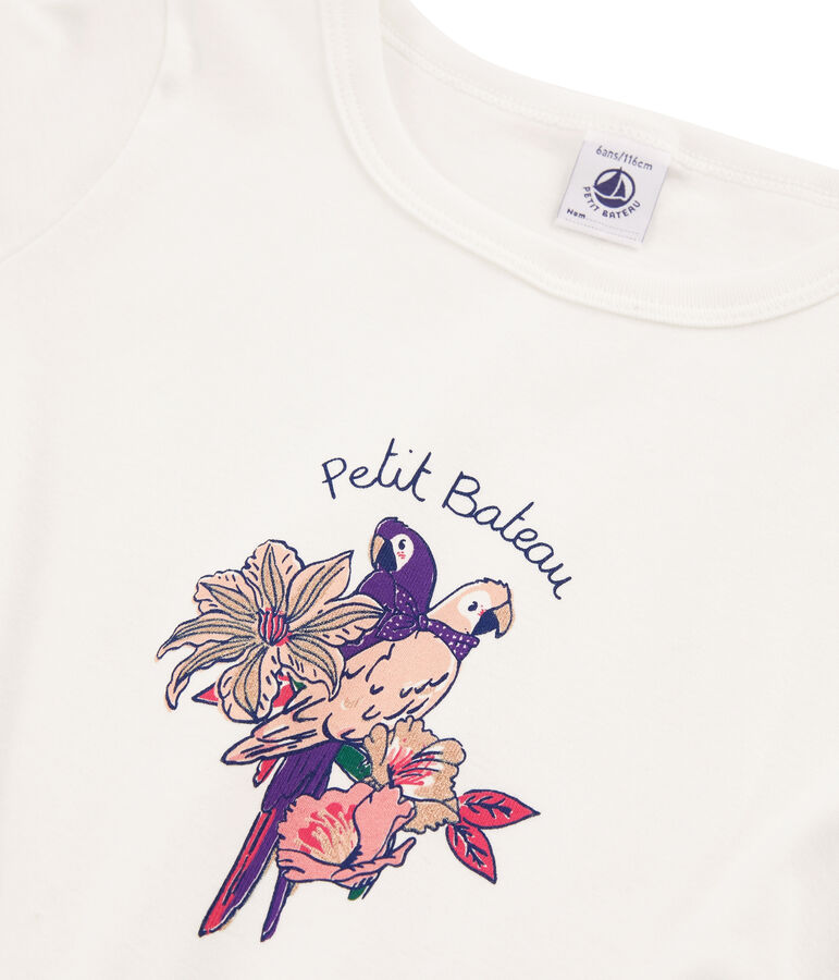 T-shirt bambina bianco