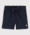 Shorts in serge bambina blu SMOKING