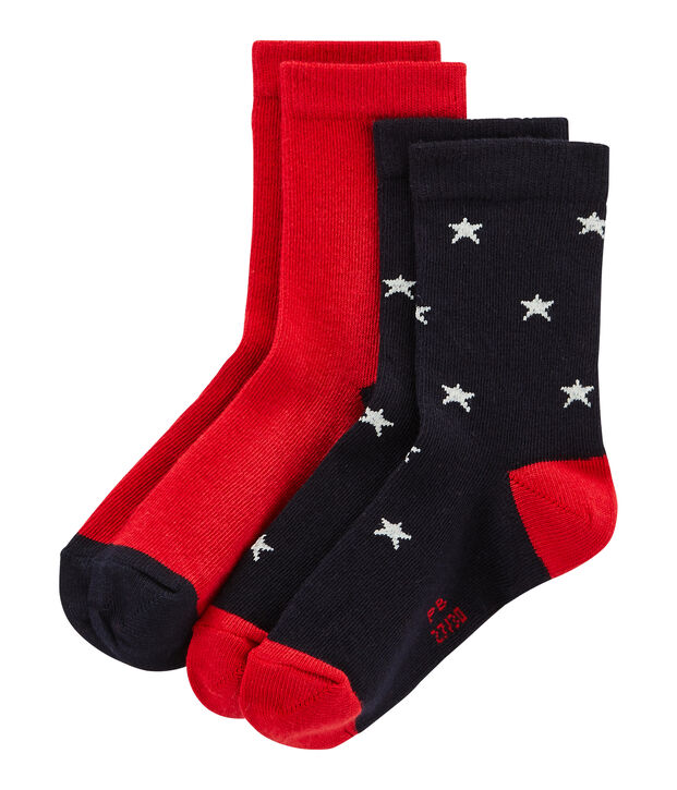 Confezione da 2 paia di calzini bambino multicolore