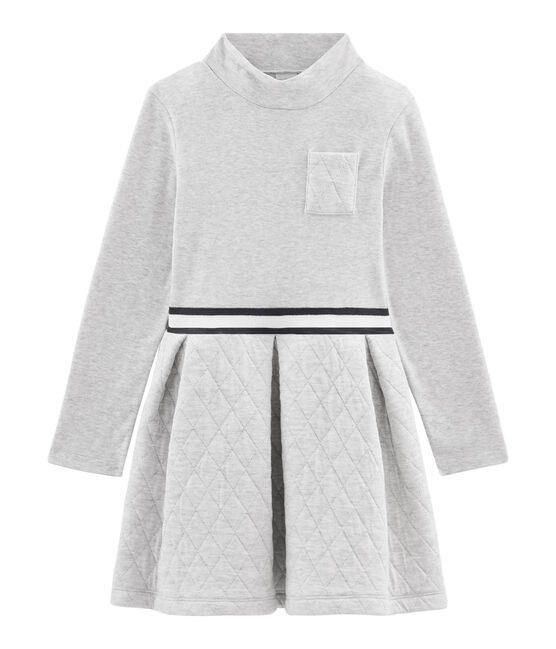 Abito bambina dolcevita grigio BELUGA CHINE