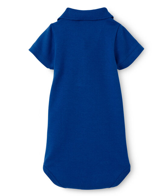 Body per bebè maschio con colletto blu PERSE