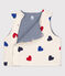 Gilet smanicato reversibile bebè a costine bianco AVALANCHE/ MULTICO