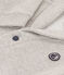 Cardigan in cotone bambino grigio CHATON CHINE
