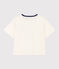 T-shirt LE BOXY in cotone donna bianco MARSHMALLOW