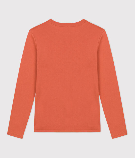 T-shirt L'ICONIQUE girocollo in cotone Donna rosa BRANDY