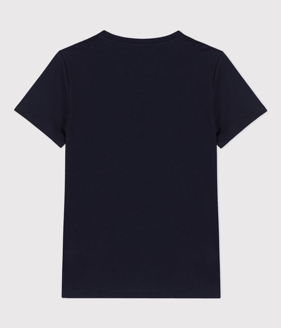 T-shirt LE DROIT in cotone con scollo a V Donna blu SMOKING