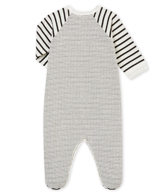 Tutina per bebé maschio bianco MARSHMALLOW/grigio CAPECOD